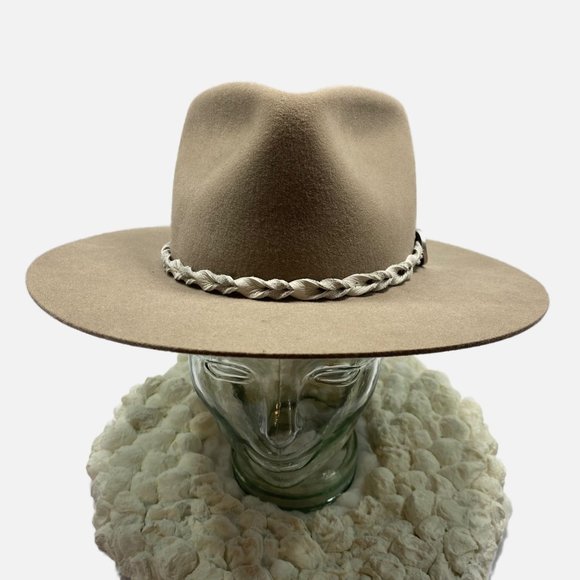 Jamie Slye Tan Finn Stiff Brim Hat Medium New with Tags main image 8